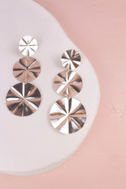 MAXI ARETE REDONDO DE PLIEGUES X3