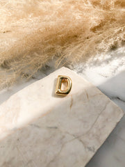 CADENA LETRA GLOBO DORADA