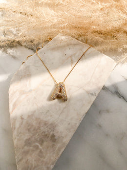 CADENA LETRA GLOBO CIRCON