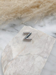 CADENA LETRA GLOBO PLATEADA