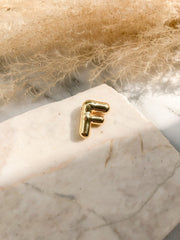 CADENA LETRA GLOBO DORADA