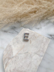 CADENA LETRA GLOBO PLATEADA