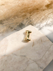 CADENA LETRA GLOBO DORADA