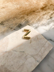 CADENA LETRA GLOBO DORADA