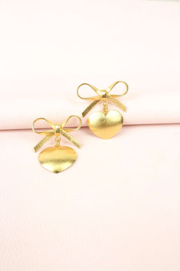 ARETE COQUETTE CORAZÓN 4CM