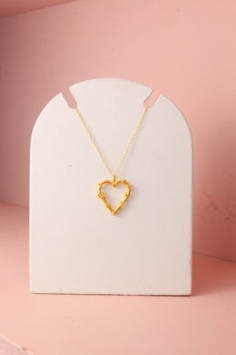 CADENA CORAZÓN CON PUNTOS