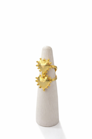 ANILLO DOBLE CORAZÓN