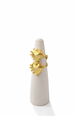 ANILLO DOBLE CORAZÓN