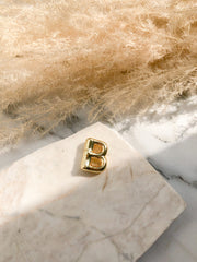 CADENA LETRA GLOBO DORADA