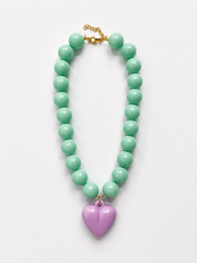 Collar Abaco - Dije Corazón