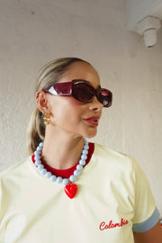 Collar Abaco - Dije Corazón