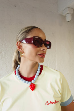 Collar Abaco - Dije Corazón