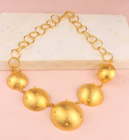 COLLAR MEDIA ESFERA CON BALINES