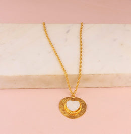 CADENA CORAZÓN NACAR