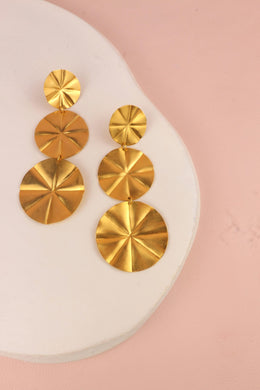 MAXI ARETE REDONDO DE PLIEGUES X3