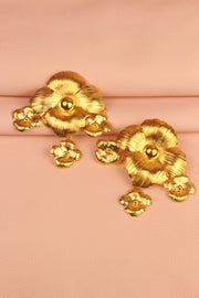 ARETE FLOR AMAPOLA X4