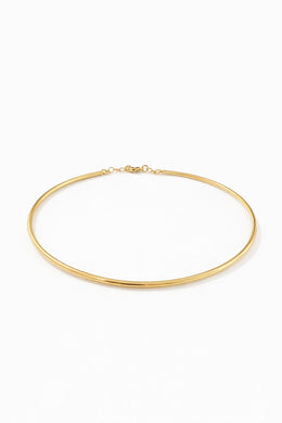 CHOKER LISO CON BROCHE