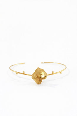 CHOKER FLOR CATTLEYA CON BALINES