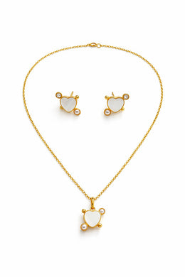 SET CORAZÓN CON BALINES