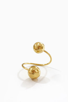 BRAZALETE DOBLE ESFERA CON GOLPES