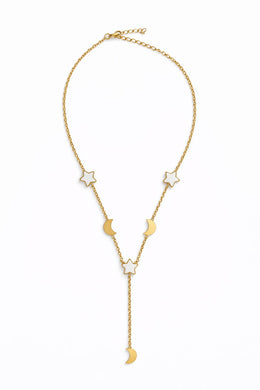 COLLAR ESTRELLA Y LUNA