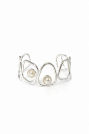 BRAZALETE ASIMETRICO PERLA
