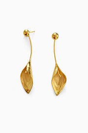 MAXI ARETE HOJA LIRIO